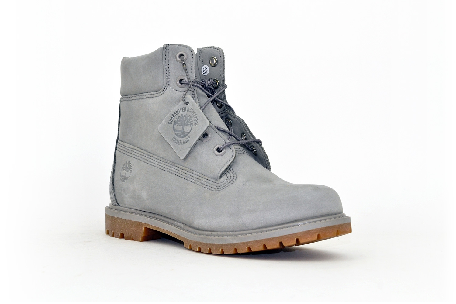 Dar una vuelta pasajero patio de recreo Timberland Damen Classic Leather Boots Grey/ Grau 40